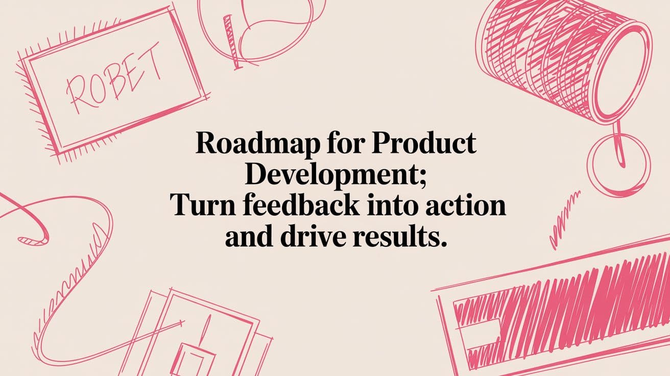 Roadmap for product development: Turn Feedback into Action and Drive Results