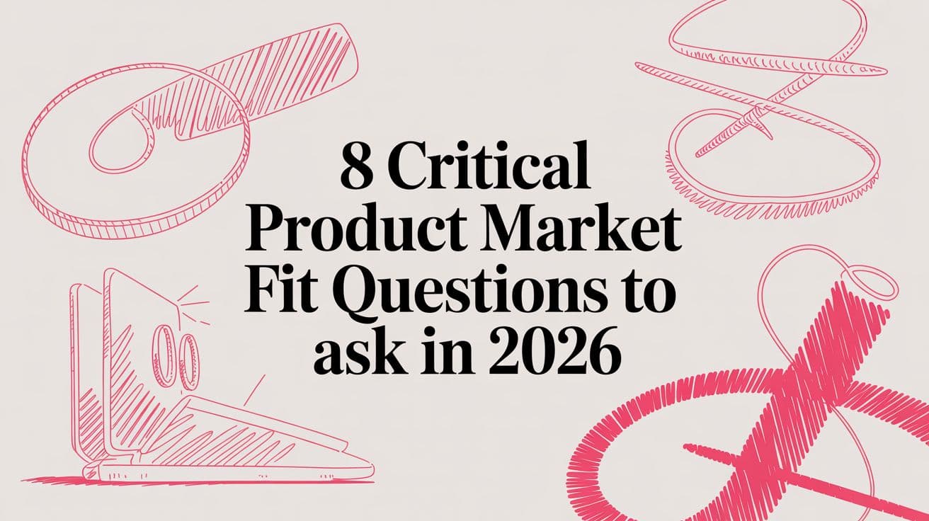 8 Critical Product Market Fit Questions to Ask in 2026