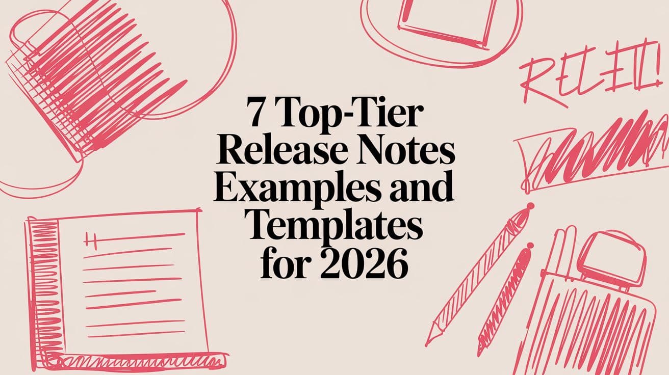 7 Top-Tier Release Notes Examples and Templates for 2026