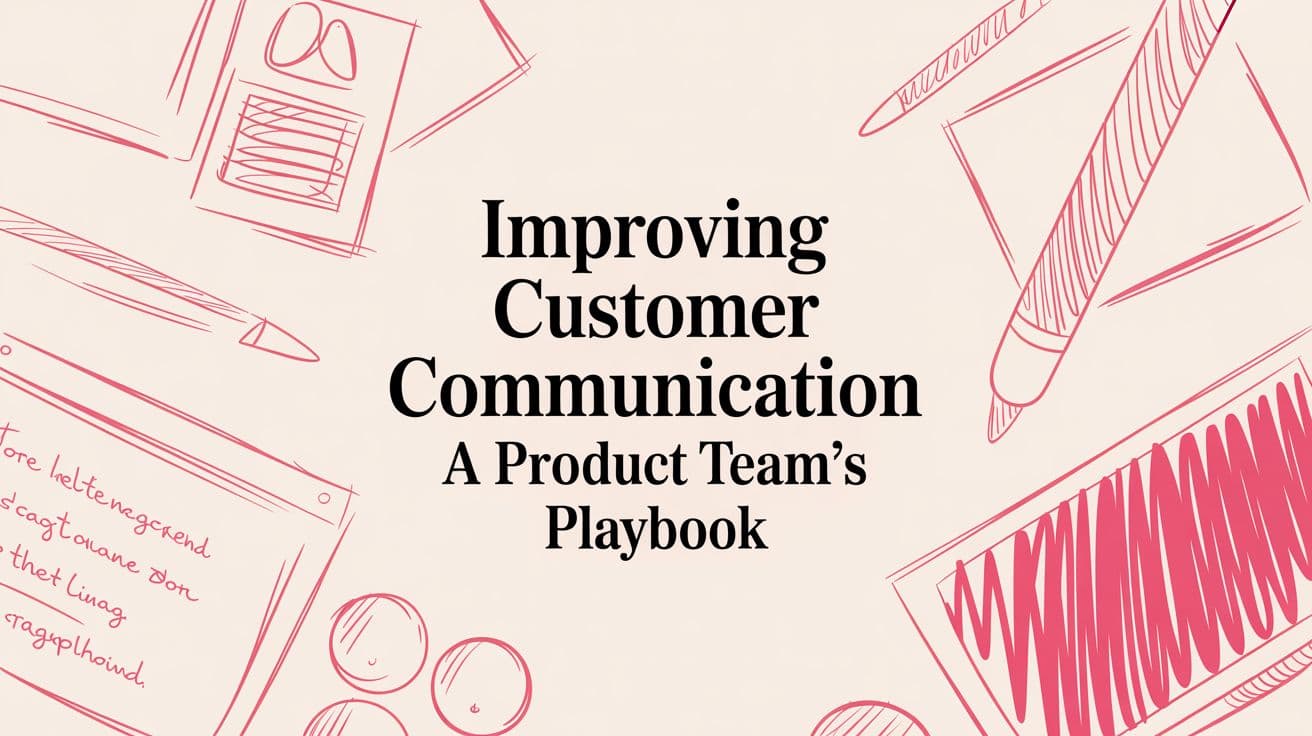 Improving Customer Communication A Product Team's Playbook