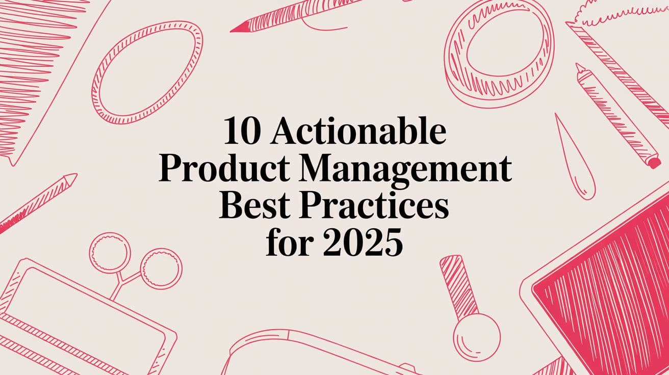 10 Actionable Product Management Best Practices for 2025