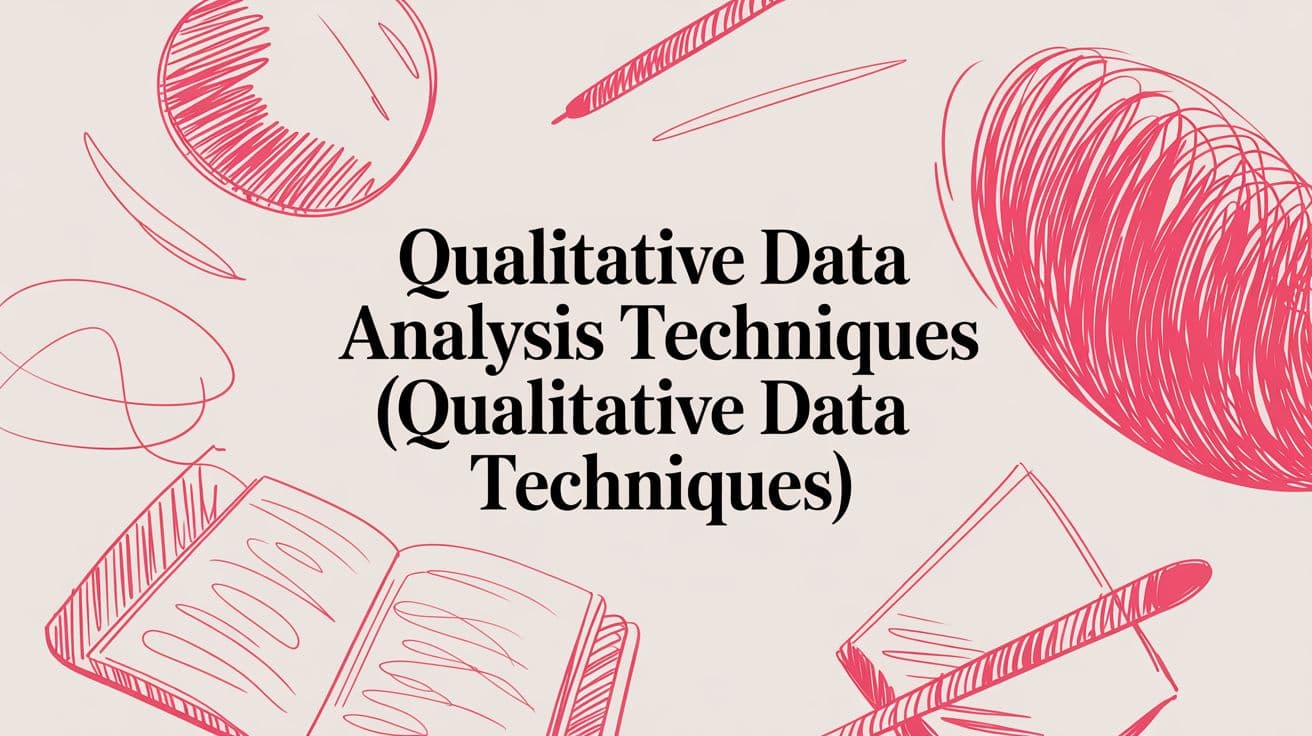 Qualitative Data Analysis Techniques (qualitative data analysis techniques)