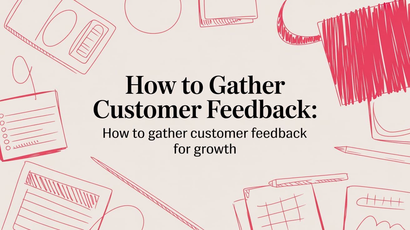 How to Gather Customer Feedback: A Guide for Growth
