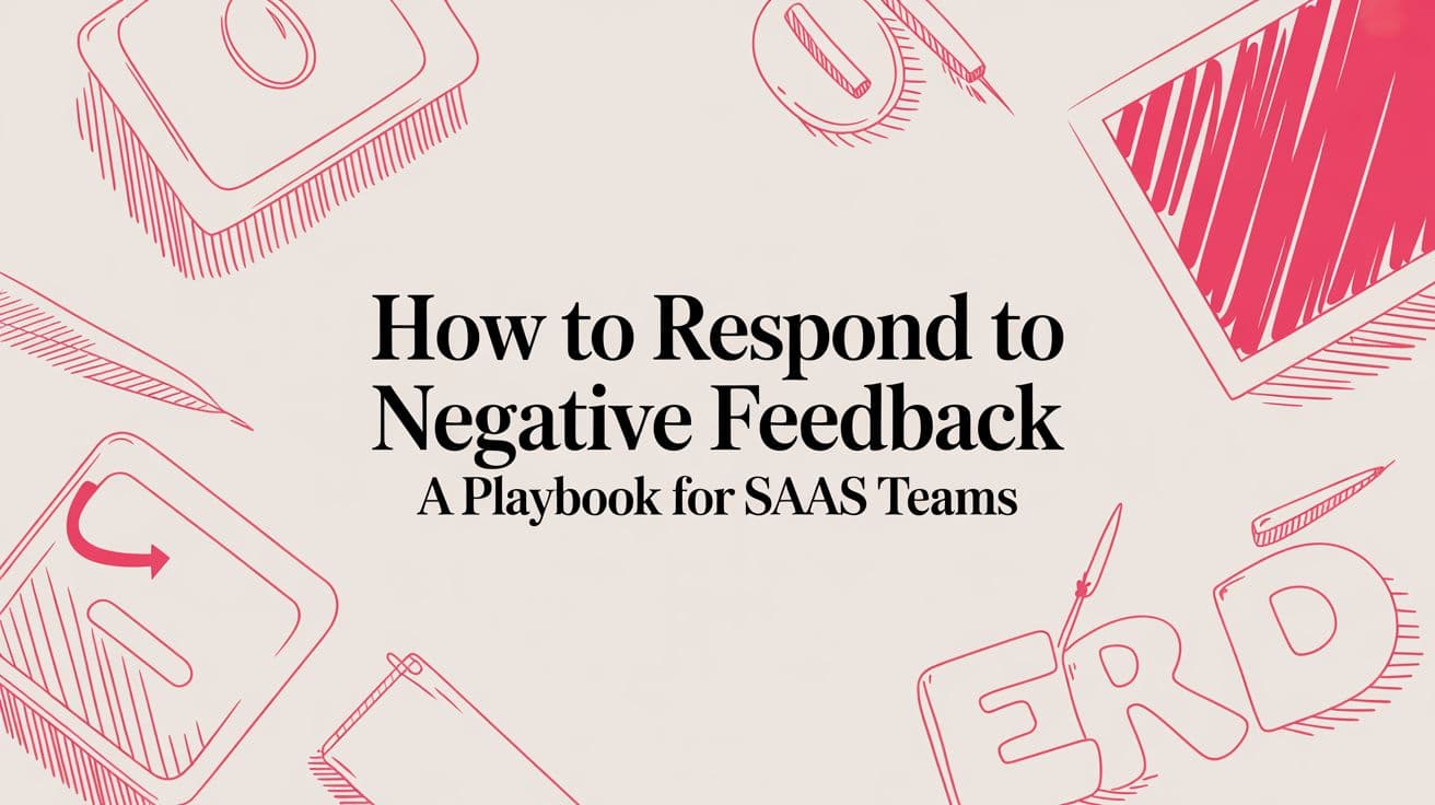 How to Respond to Negative Feedback A Playbook for SaaS Teams