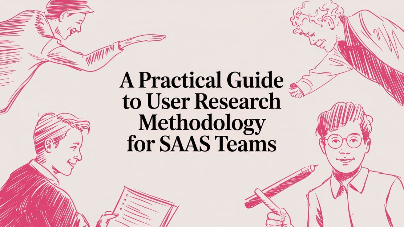 A Practical Guide to User Research Methodology for SaaS Teams