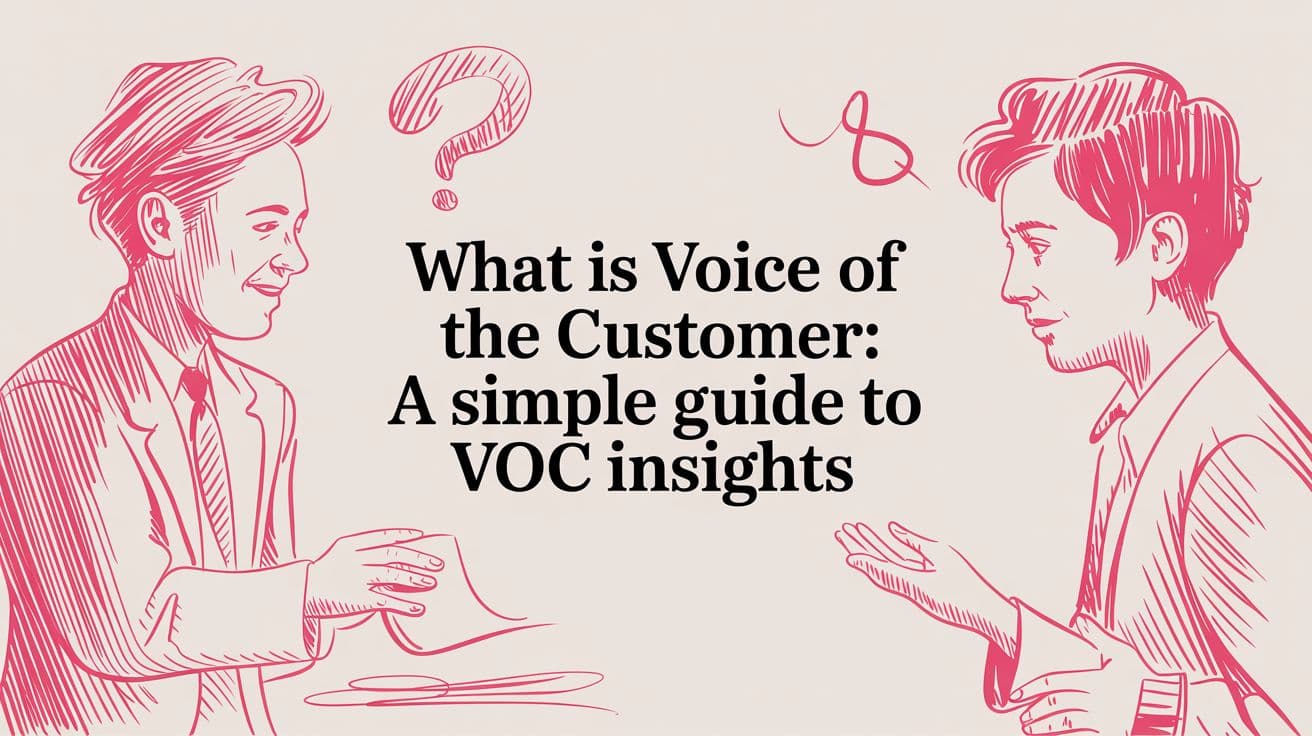What is voice of the customer: A Simple Guide to VOC Insights