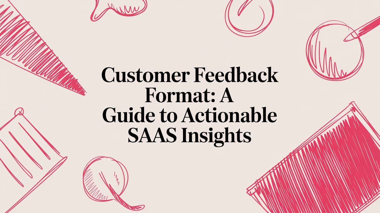 Customer Feedback Format: A Guide to Actionable SaaS Insights