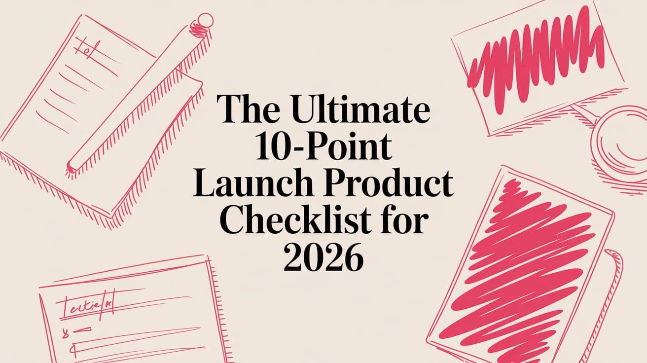 The Ultimate 10-Point Launch Product Checklist for 2026