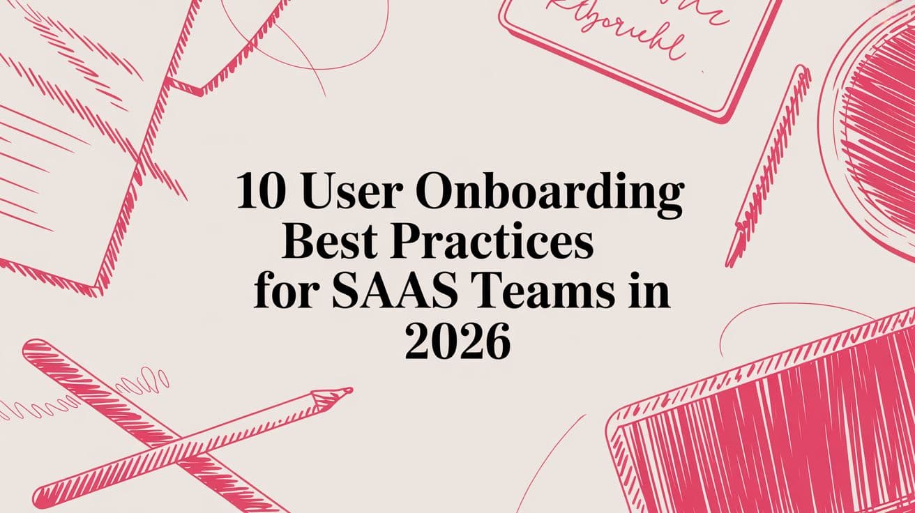10 User Onboarding Best Practices for SaaS Teams in 2026