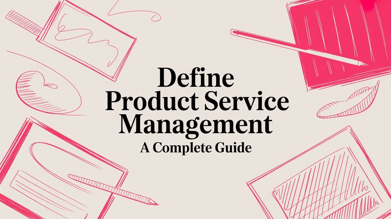 Define Product Service Management A Complete Guide