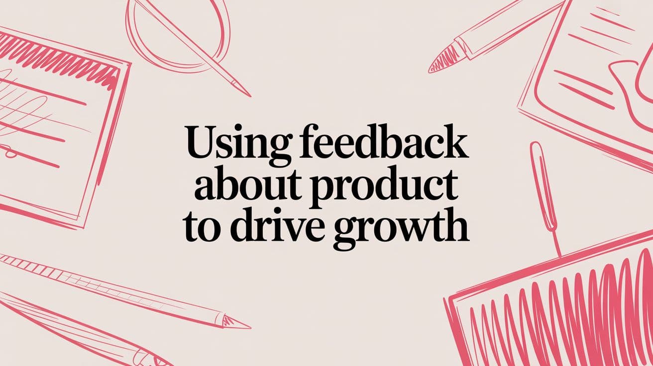 Using Feedback About Product to Drive Growth