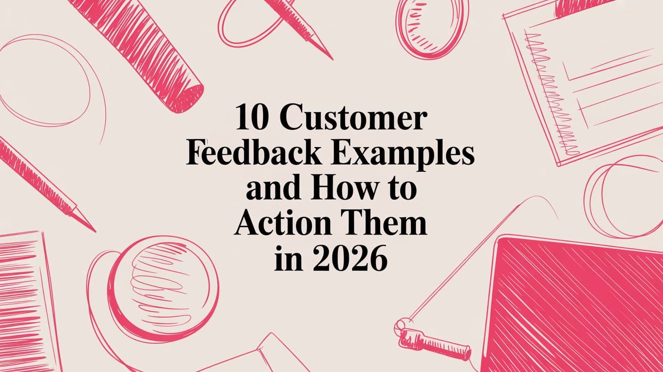 10 Customer Feedback Examples and How to Action Them in 2026
