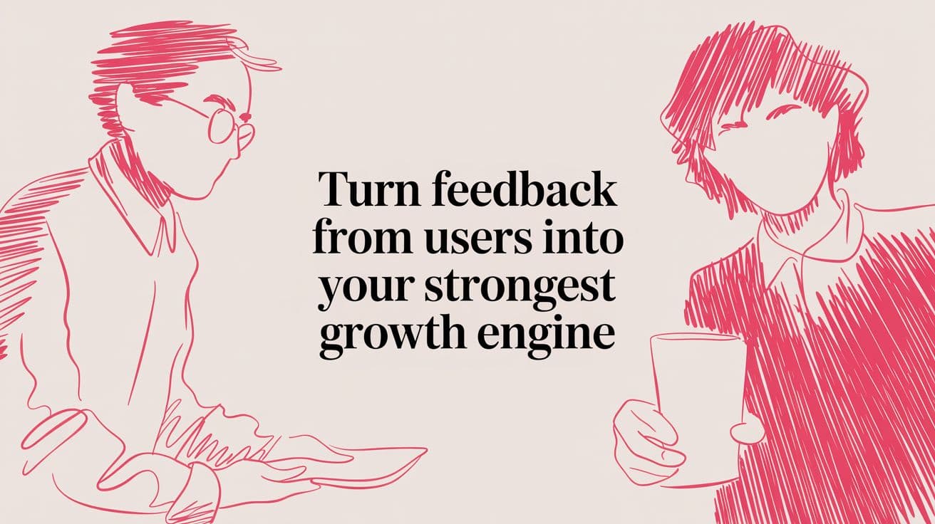 Turn feedback from users into your strongest growth engine
